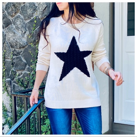 ✨RESTOCKED✨Chic and cozy soft star sweater - Picture 4 of 6